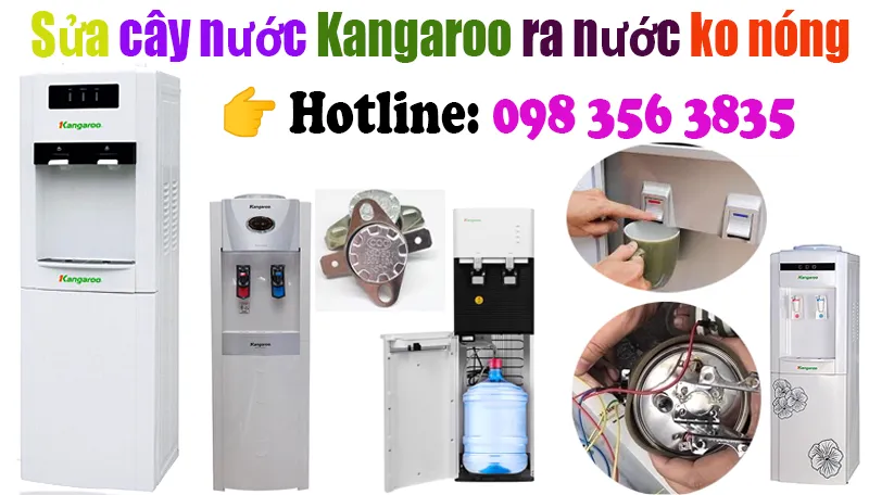 sửa cây nưc[s kangaroo không có nước nóng tại nhà