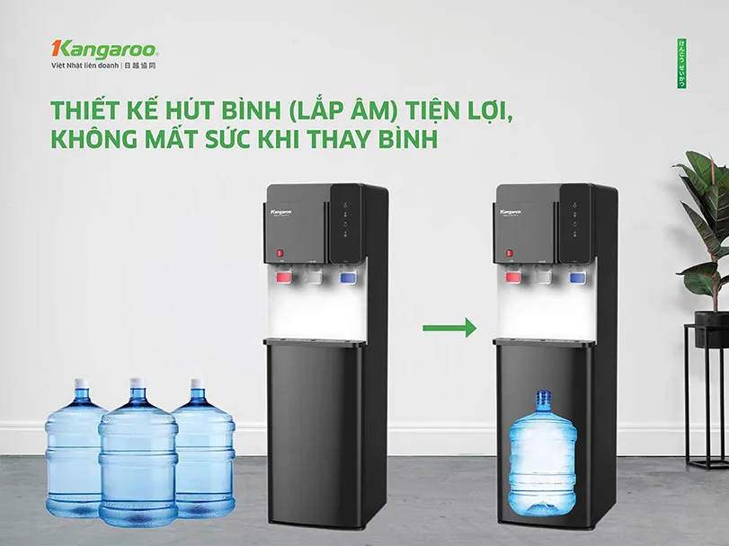 sửa cây nước kanagroo nước bên lạnh ra nóng