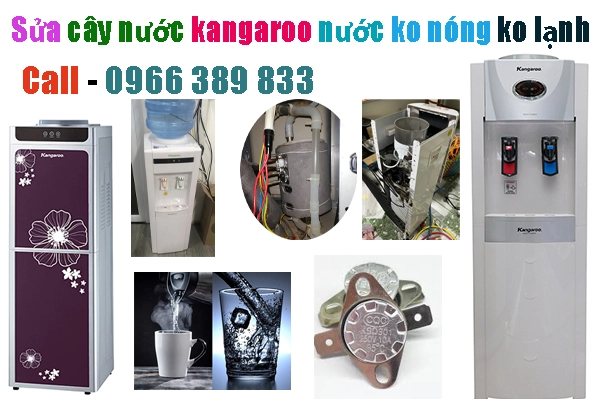 sửa cây nước Kangaroo không có nước nóng, nước lạnh