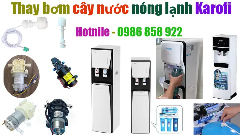 sửa c&acirc;y nước Karofi hỏng bơm, chết bơm