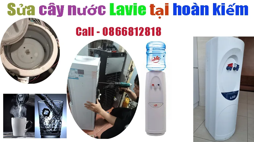 sửa cây nước lavie nước lạnh ra nóng