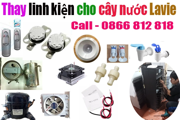 thay linh kiện cây nước Lavie chính hãng