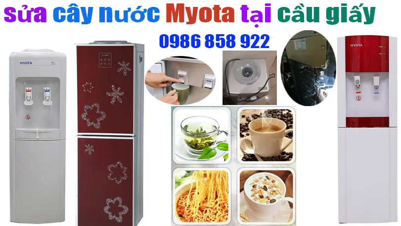 sửa cây nước nóng lạnh Myota tại quận cầu giấy
