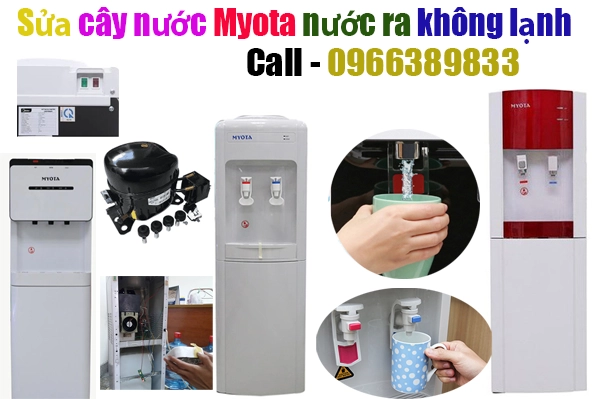 sửa cây nước nóng lạnh Myota nước không có lạnh