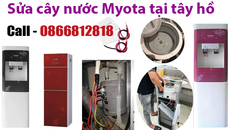 sửa cây nước myota tại khu vực tây hồ