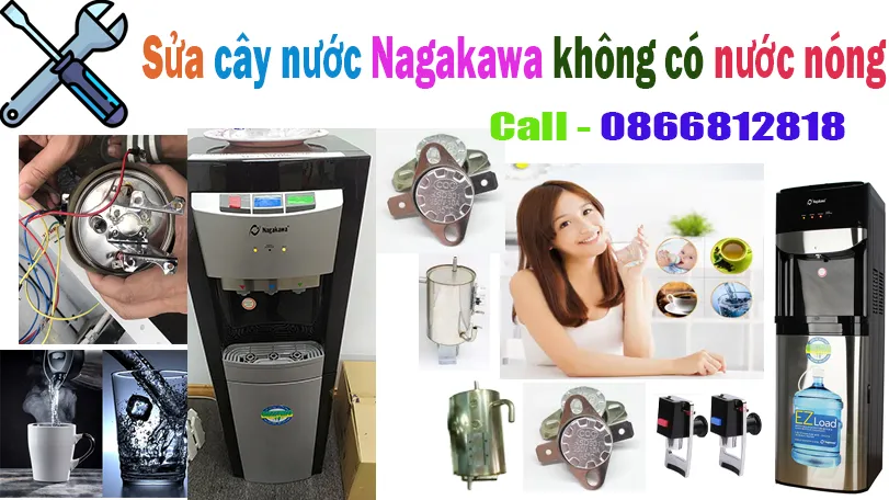 sửa cây nước Nagakawa không nóng nước tại hà nội