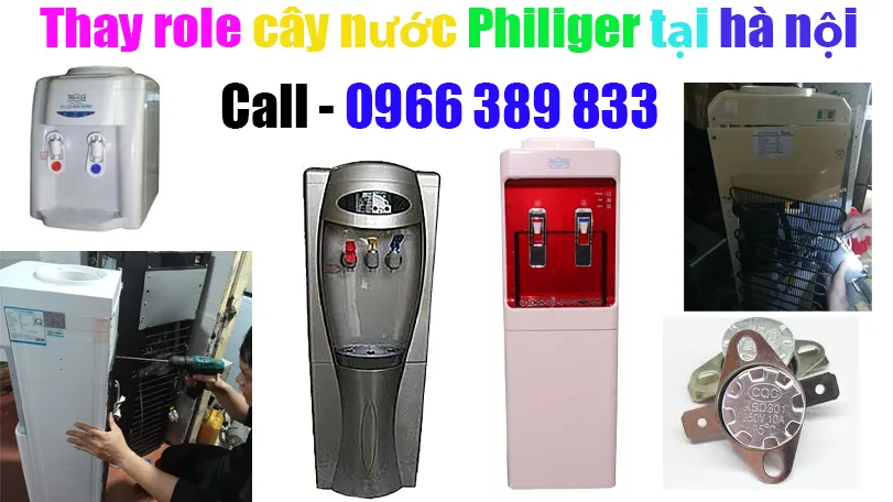 thay role cây nước nóng lạnh Philiger chất lượng nhất