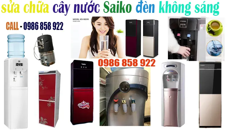 sửa cây nước nóng lạnh Saiko đèn không sáng