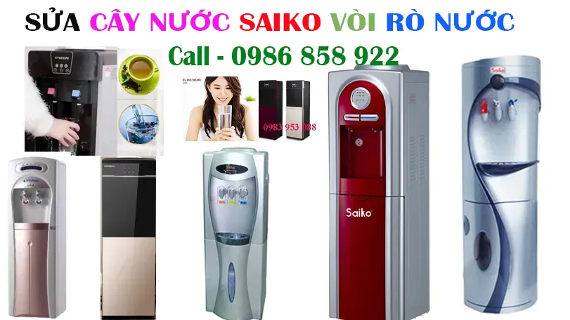 sửa cây nước saiko vòi bị rò nước chảy nước