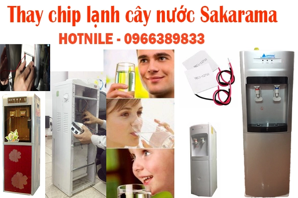 sửa cây nước nóng lạnh Sakerama-hỏng chết chip lạn tại hà nội