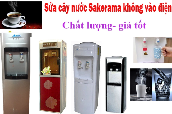 sửa cây nưc[s sakerama không vào điện nhưng không nóng
