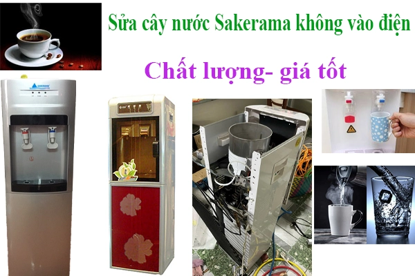 sửa cây nước nóng lạnh Sakerama không vào điện tại hà nội