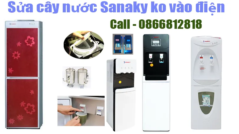sửa cây nước Sanaky không vào điện