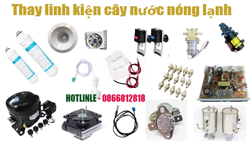 Sửa thay linh kiện cây nước Sharp tại hà nội 