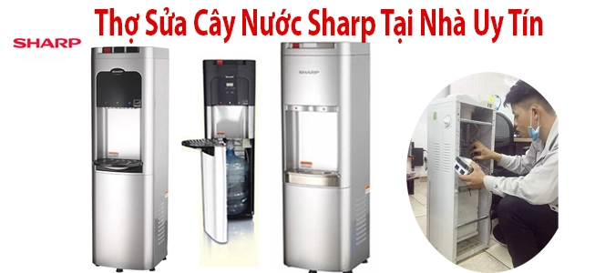 sua cay nuoc sharp tai nha