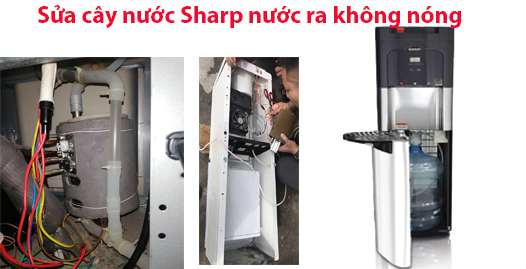 cây nước Sharp nước ra không nóng 