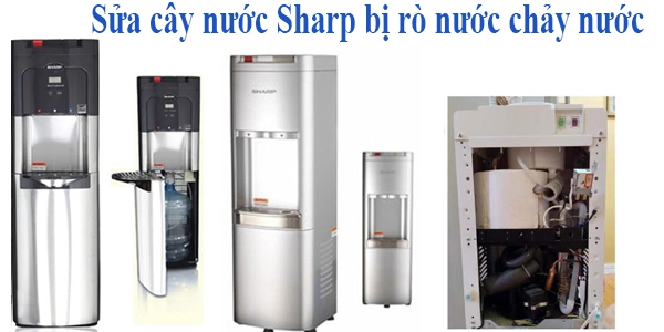 sua cay nuoc sharp bi ro nuoc