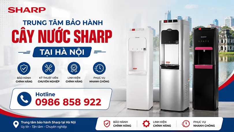 trung tâm bảo hành cây nước sharp tại hà nội