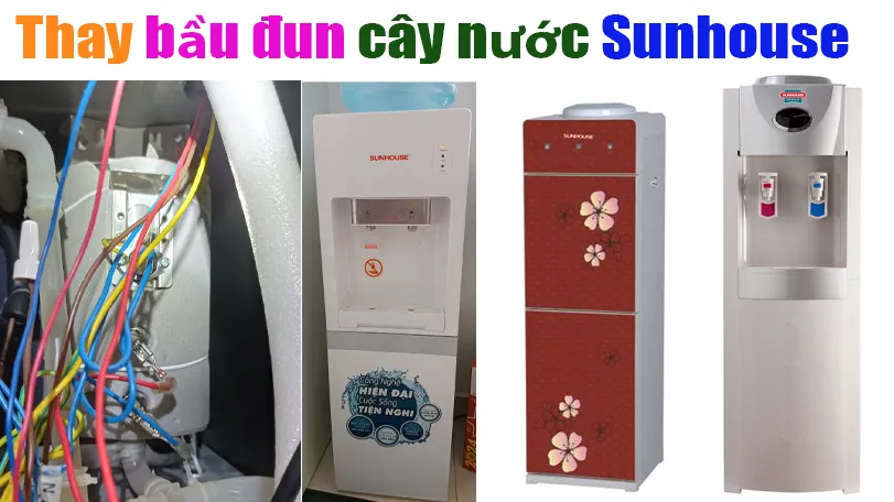 thay bầu đun cây nước Sunhouse tại hà nội.