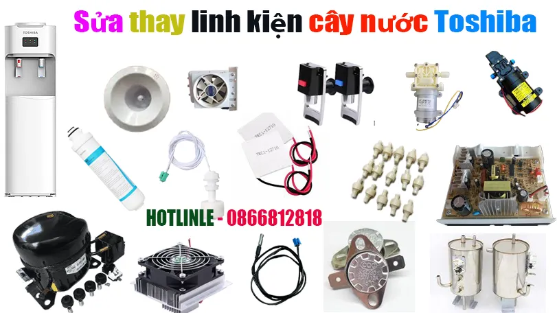 bảo hành cây nước nóng lạnh Toshiba tại hà nội