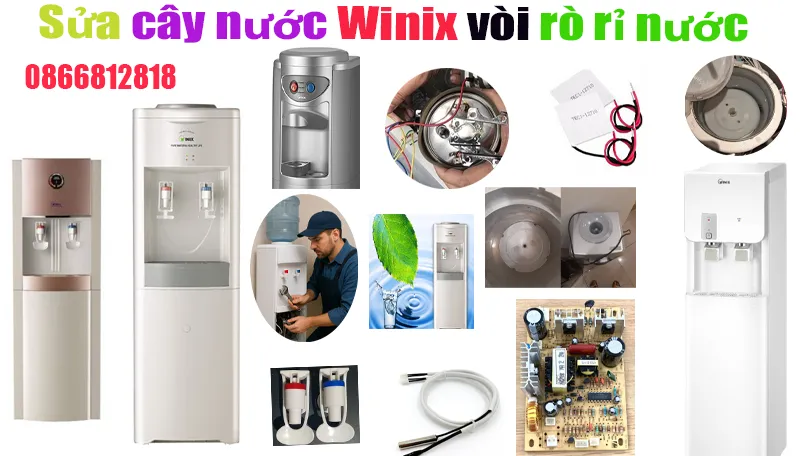 sửa cây nước winix vòi rò rỉ nước tại nhà