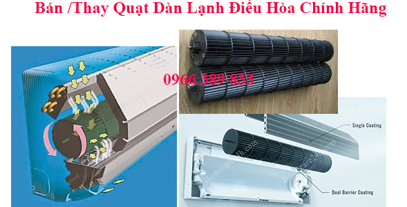 Bán /Thay Quạt Dàn Lạnh Điều Hòa Chính Hãng
