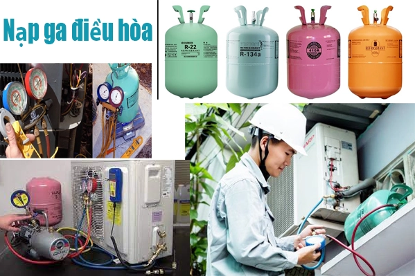 nạp ga bơm ga bổ sung điều hòa tại hà nội