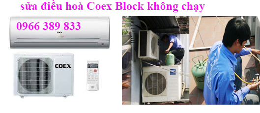 sua dieu hoa coex block khong chay