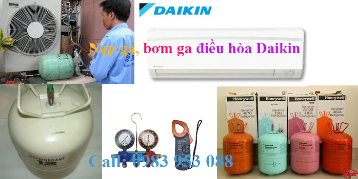 nạp ga bơm ga điều hòa Daikin nạp ga bơm ga điều hòa Daikin