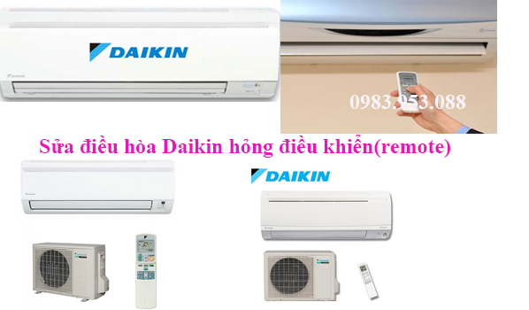 dieu hoa daikin hong remote, khien