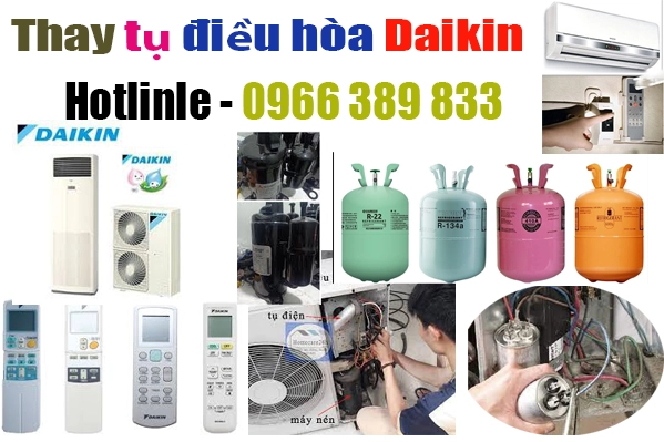 thay tụ điều hòa Daikin giá rẻ