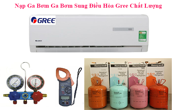 nạp ga điều hòa gree tại hà nội
