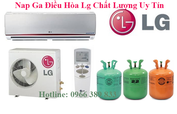 nạp ga bơm ga điều hòa lg tại hà nội chất lượng