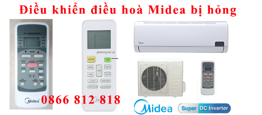 sửa điều hoà midea hỏng điều khiển