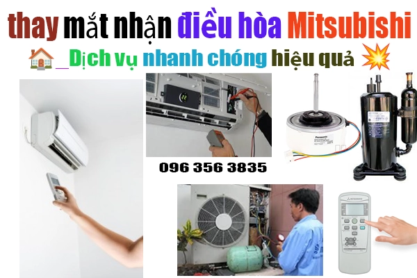 thay mắt nhận điều hòa mitsubishi