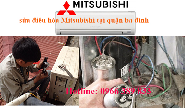 sửa điều hòa mitsubishi tai quận ba đình