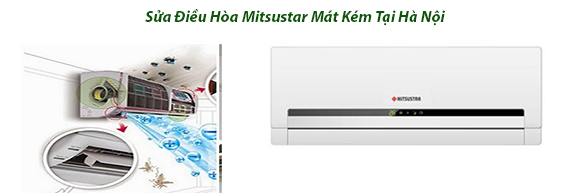 sua dieu hoa mitsustar mat kem