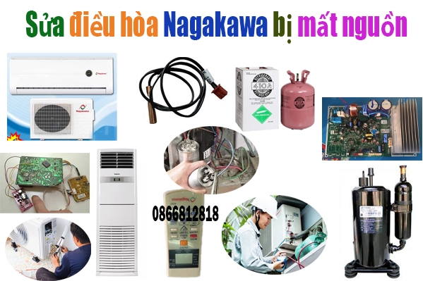 sửa điều hòa Nagakawa bị mất nguồn tại hà nội