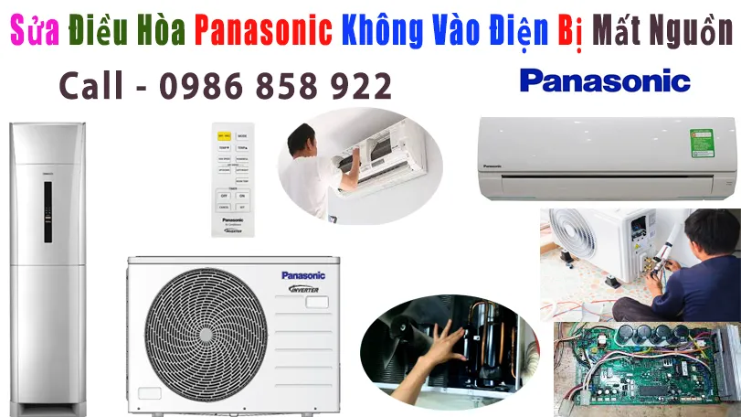 sửa điêu fhoaf panasonic không vào điện mất nguồn