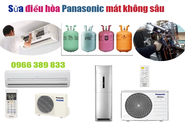 sửa điều hòa Panasonic chạy mát ko sâu