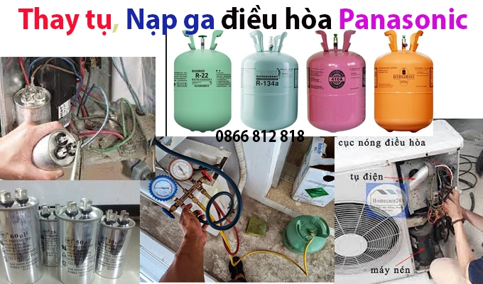 nạp ga điều hòa Panasonic chính hãng