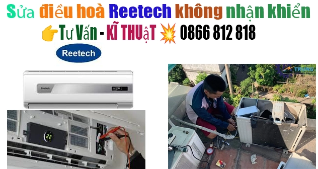 sua dieu hoa reetech khong nhan khien