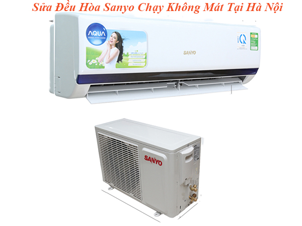 sua dieu hoa sanyo chay khong mat