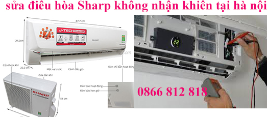 sửa điều hòa Sharp không nhận khiển tại hà nội
