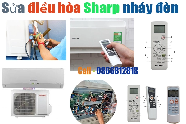 sửa điều hòa Sharp bị nháy đèn tại hà nội