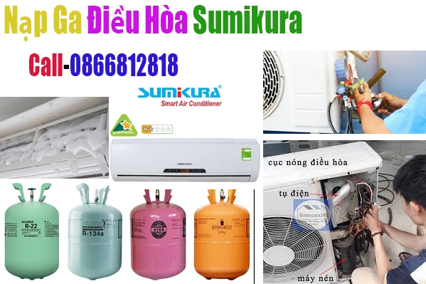 nạp ga điều hòa Sumikura tại hà nội