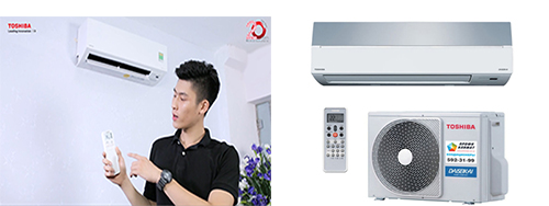 sua dieu hoa toshiba kem mat