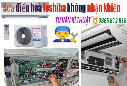 sua dieu hoa toshiba khong nhan khien