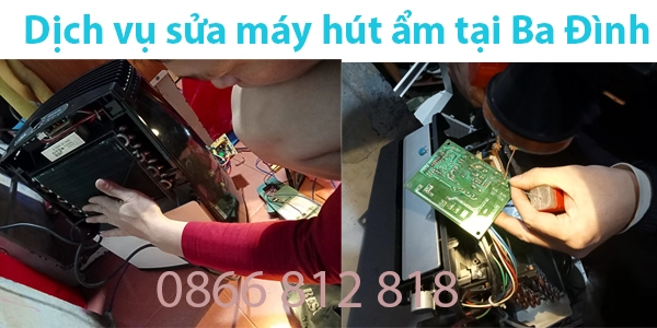 sua may hut am tai ba dinh ha noi