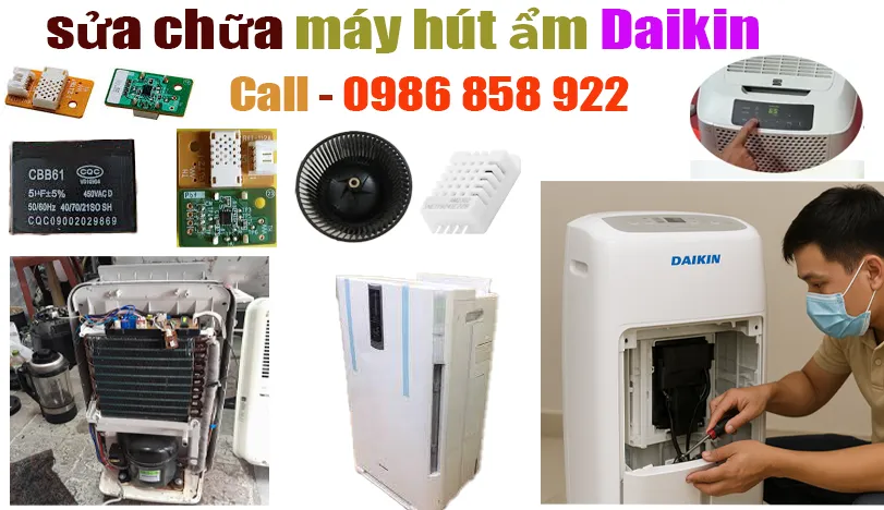 sửa máy hút ẩm Daikin tại hà nội thợ giỏi nhất